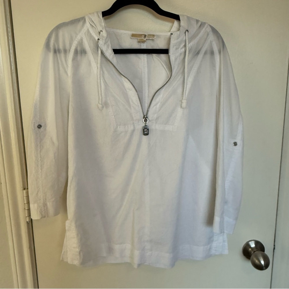 Michael Kors White Women's Hooded Top